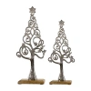 Northlight 18.5" Starry Christmas Tabletop Tree In Silver