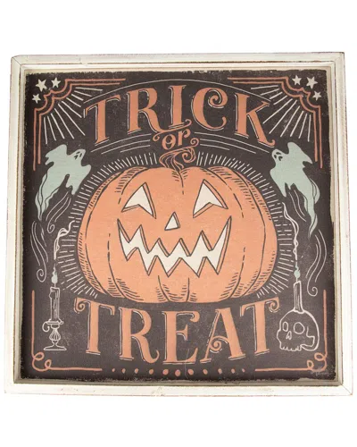 NORTHLIGHT NORTHLIGHT 18.75IN TRICK OR TREAT JACK O LANTERN HALLOWEEN WALL DECOR