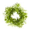 Northlight 18in Jujube Floral Foliage Wreath In Green