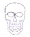 Northlight 18in Skull 4-function Led Lighted Halloween Window Silhouette In White