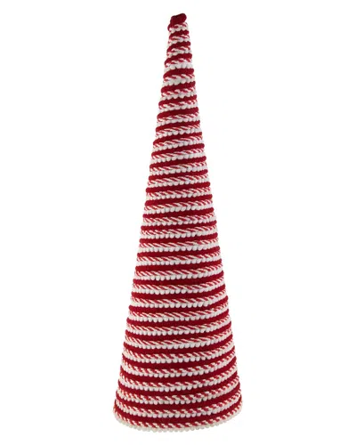 Northlight 19.5in Candy Cane Swirled Christmas Cone Tree