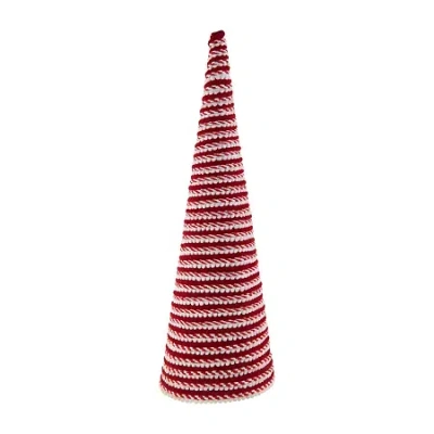 Northlight 19.5in Candy Cane Swirled Cone Tree Christmas Tabletop Decor In Multi