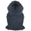 Northlight 2' X 3' Furry Chic Stone Blue Faux Fur Plush Pile Area Throw Rug In Blue
