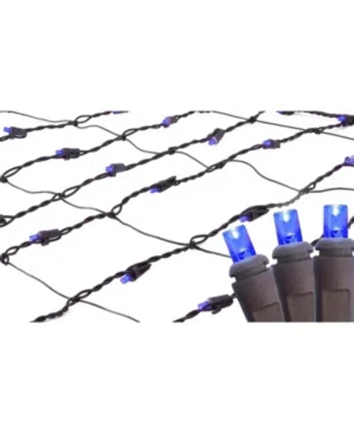 NORTHLIGHT 2' X 8' BLUE LED TREE TRUNK WRAP CHRISTMAS NET LIGHTS