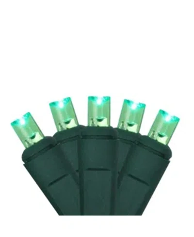 Northlight 2' X 8' Green Led Net Style Tree Trunk Wrap Christmas Lights