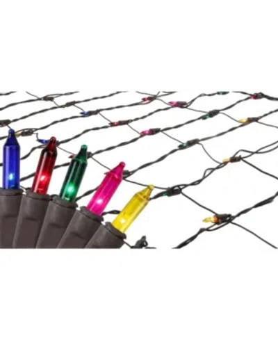 NORTHLIGHT 2' X 8' MULTI-COLOR MINI TREE TRUNK WRAP CHRISTMAS NET LIGHTS