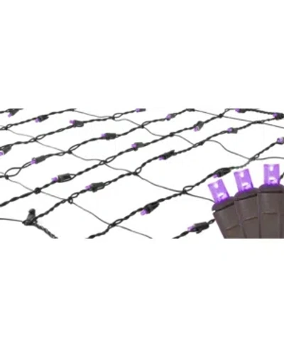 NORTHLIGHT 2' X 8' PURPLE LED TREE TRUNK WRAP CHRISTMAS NET LIGHTS