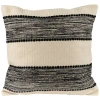 Northlight 20in Textured Block Handloom Woven Outdoor Square Throw Pillow
