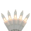 Northlight 20 Clear Mini Patio Umbrella Lights With Clips - White Wire In White