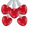 Northlight 20-count Red Led Mini Hearts Valentine's Day Lights In Red