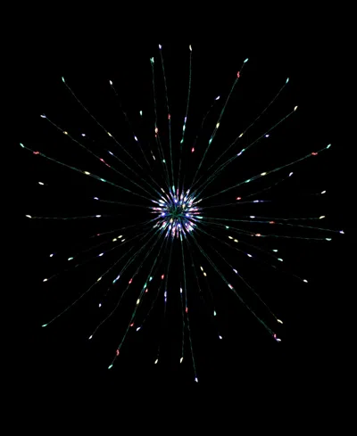 Northlight Led Lighted Firework Silver Branch Christmas Decoration 20"