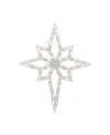 Northlight 20" Lighted Star Of Bethlehem Christmas Window Silhouette Decoration In White