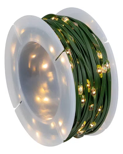 Northlight 200ct Multi-function Warm White Christmas Fairy Lights In Green