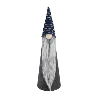 Northlight 20in Gray And Blue Cone Christmas Tabletop Decor Christmas Gnome In Multi