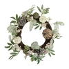 Northlight 20in Pumpkin And Berries With Pinecones Artificial Fall Harvest Twig Wreath In Green