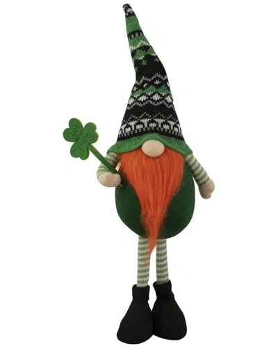 Northlight 20in Standing Leprechaun Boy Gnome In Green