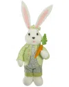 Northlight 20in Standing Rabbit Easter Figure In White