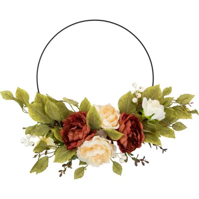 NORTHLIGHT NORTHLIGHT FALL HARVEST ARTIFICIAL FLORAL FALL FOLIAGE TWIG WREATH