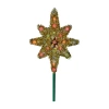 Northlight 21'' Lighted Gold Star Of Bethlehem Christmas Tree Topper - Multi-color Lights In Multi