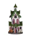 Northlight 22.75" Led Lighted Haunted House With Skulls Halloween Decoration In Multi