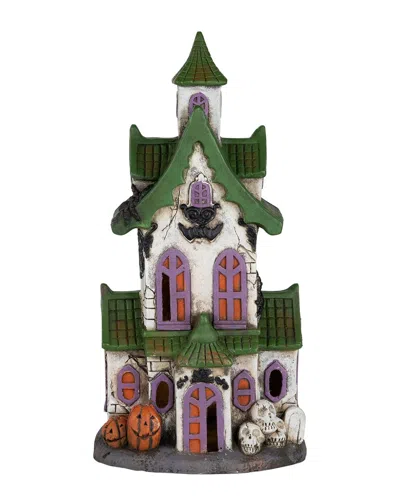 Northlight 22.75in Led Lighted Haunted House Halloween Decoration In White