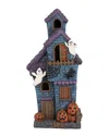 Northlight 22.75" Led Lighted Haunted House With Ghosts Halloween Decoration In Blue