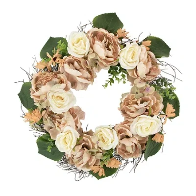 Northlight Floral Fall Harvest Artificial Wreath In Multi