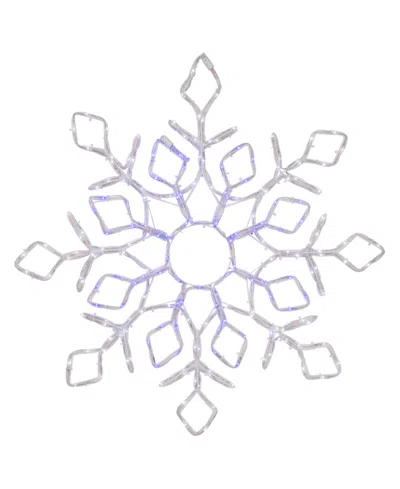 Northlight 23" Lighted Snowflake Window Silhouette Christmas Decoration In White