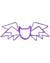 Northlight 23.5in Led Lighted Bat 4-function Halloween Window Silhouette In Purple