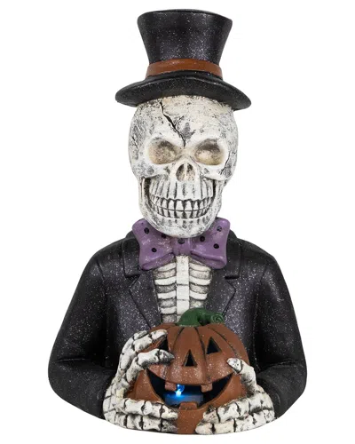 NORTHLIGHT NORTHLIGHT 23.5IN LED LIGHTED SKELETON WITH JACK-O-LANTERN DECORATION