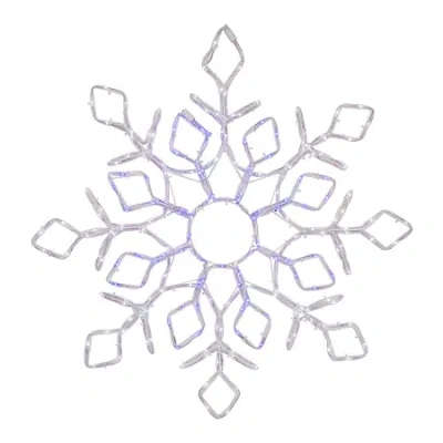Northlight 23in Prelit Snowflake Christmas Window Decor In White