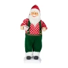 Northlight 24" Animated And Musical Santa Claus With Hot Cocoa Christmas Figurine In Multi