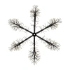 Northlight 24in Led Lighted Snowflake Christmas Decoration In Black