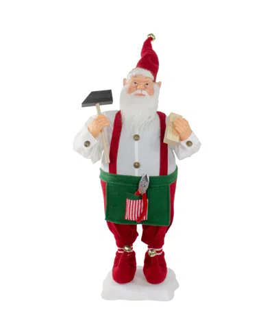 Northlight 24" Santa's Workshop Elf Animated Standing Christmas Figure In Red