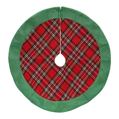 Northlight 24" Tartan Indoor Tree Skirt In Multi