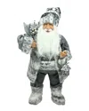 Northlight 24in Alpine Chic Standing Santa Clause Christmas Figure