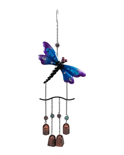Northlight 24in Dragonfly Outdoor Garden Windchime In Multi