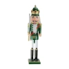 Northlight 24in Green And Gold King With Sword Christmas Nutcracker In Multi