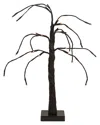 Northlight 24in Led Lighted Weeping Halloween Twig Tree In Orange