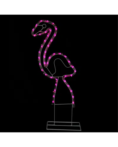 Northlight 24in Pink Flamingo Led Rope Light Silhouette