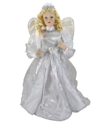 Northlight 24-inlighted Standing Animated Angel Musical Christmas Figure In White