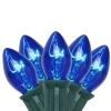 Northlight 24ft 25-count Blue C7 Opaque Christmas Light Set In Blue