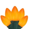 Northlight 25-count Orange Opaque C9 25ft Green Wire String Lights In Multi