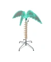 Northlight 2.5' Green And Tan Led Palm Tree Rope Light Outdoor Decoration In Green
