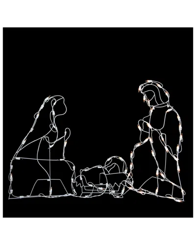 Northlight 25.5in Holy Family Nativity Scene Lighted Outdoor Christmas Decoration