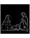 Northlight 25.5" Holy Family Nativity Scene Lighted Outdoor Christmas Decoration