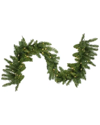 Northlight 25ft Pre-lit Buffalo Fir Commercial Artificial Garland In Green