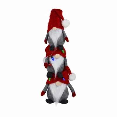 Northlight 26" Led Stacked Christmas Gnome In Multi