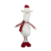 Northlight 26in Plush Standing Llama Tabletop Figure In White