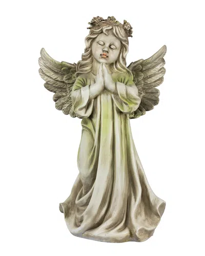 Northlight 27in Praying Angel Standing Outdoor Garden Statue In Gray